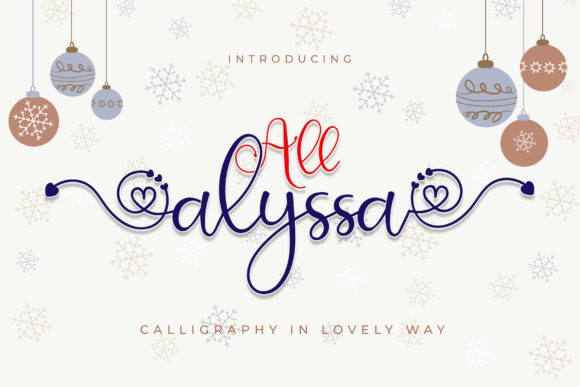 All Alyssa Font: Elegant Script for Digital Campaigns