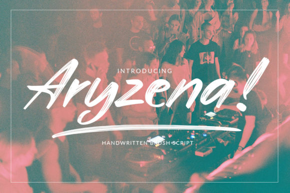 Aryzena: Handwritten Script Font for Creative Projects