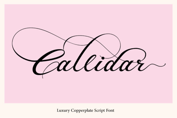Callidar: A Premium Script Font for Business Branding