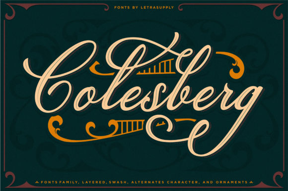 Colesberg: A Vintage Script for Elegant Design