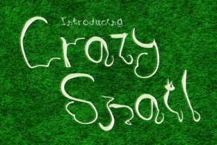 Crazy Snail Font for Creative Projects