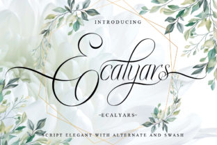 Ecalyars: A Premium Script Font for Business Branding