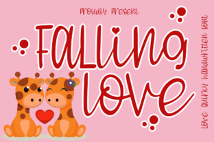 Falling Love Font for Branding