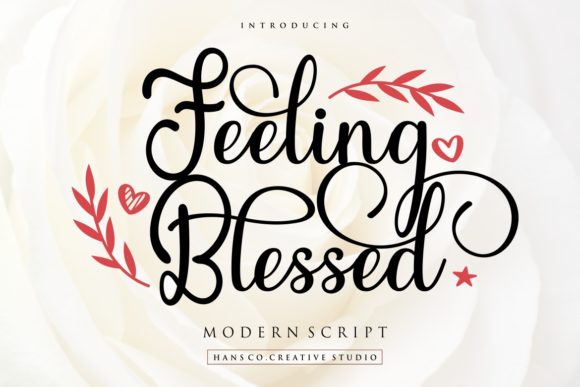Feeling Blessed Font for Business Branding