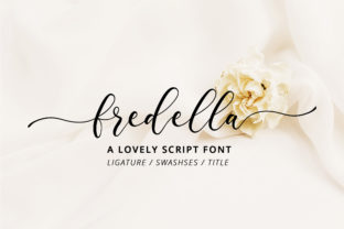 Fredella Font: Elegant Script for Editorial Design