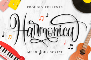 Harmonica Font for Creative Projects