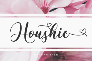 Houshie Font: Elegant Script for Creative Makers