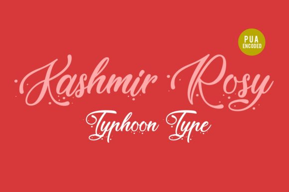 Kashmir Rosy Font for Web Design
