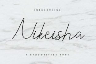 Nikeisha Font: Bold & Playful Script