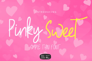 Pinky Sweet Font for Web Design