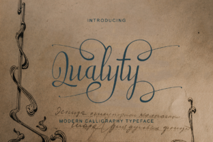 Qualyty Font: A Handwritten Script for Elegant Design