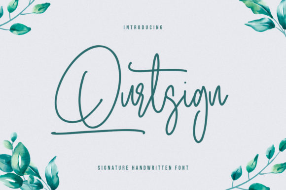 Qurtsign: A Sweet Script Font for Business