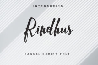 Rindhus Font for Creative Makers