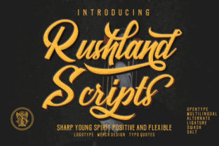 Rushland Font for Bold Branding