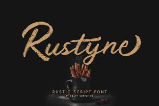 Rustyne Font: Rustic Script for Creative Design