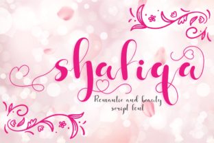 Shafiqa Font: Elegant Script for Web Design