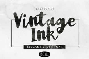 Vintage Ink Font for Creative Makers