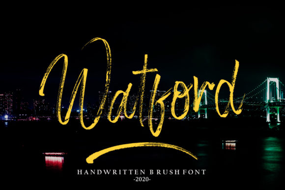 Watford Brush Font for Creative Web Design